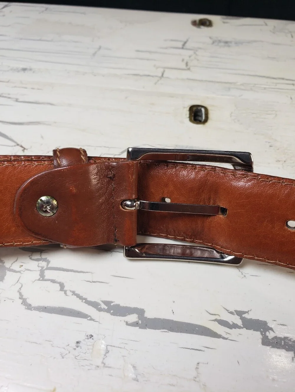Scuola del Cuoio 'Firenze' Handmade Italian Leather Belt - Men's size 34-36